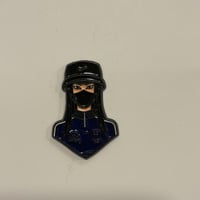 ملصقات معدنية بنت هلالية