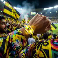 أسوارة سيليكون رياضية مضيئة نادي الاتحاد