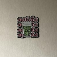 ملصقات معدنية ماتشا