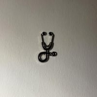 ملصقات معدنية سماعة طبيب