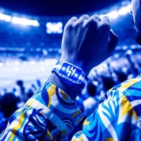 أسوارة سيليكون رياضية مضيئة نادي الهلال