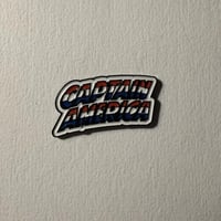 ملصقات معدنية كابتن امريكا