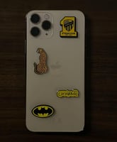 ملصقات معدنية نمر