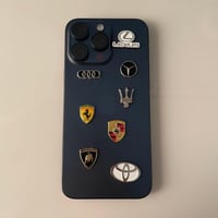 ملصقات معدنية شعار فيراري