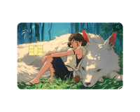 ستيكر بطاقة صراف - الأميرة مونونوكي