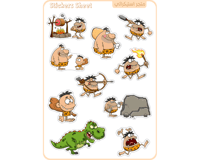 ستيكرات رجل الكهف