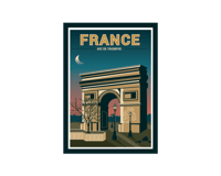 ستيكر طوابع بريدية - فرنسا