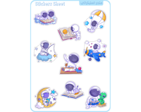 ستيكرات رائد الفضاء