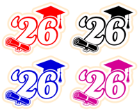 ستيكر تخرج 2026