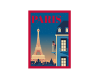 ستيكر طوابع بريدية - باريس