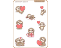 مجموعة ستيكرات Lovely