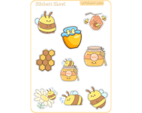 مجموعة ستيكرات نحله