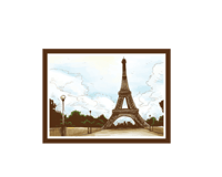 ستيكر طوابع بريدية - باريس