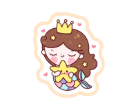 ستيكر حورية البجر