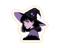 ستيكر الساحرة