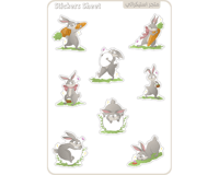 مجموعة ستيكرات ارنوب