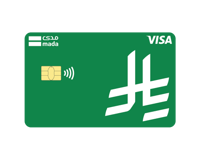 ستيكر بطاقة صراف - رمز الريال السعودي