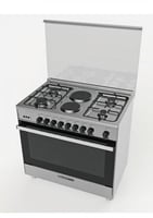 فرن إيطالي غاز/كهرباء جليم غاز 6 عيون 60*90 ، SE96...