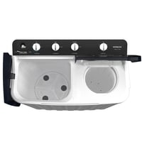 غسالة هيتاشي 12 كيلو حوضين ابيض * رمادى LTT12JWTMR...