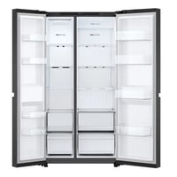 ثلاجة LG دولابي 23.2 قدم استيل غامق LS25CBBMIK