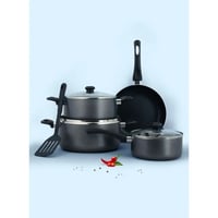 طقم أواني طهي غير لاصقة ديليشي 8 قطع، موديل NCS8G...