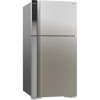 هيتاشي ثلاجة بابين فريزر علوي | 18.2 قدم مكعب (510...