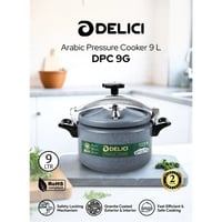 قدر ضغط جرانيت من ديليتشي سعة 9 لترًا ، بضمان لمدة...