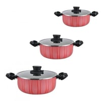 طقم قدور تفلون من مستر كوك6 قطع MISTER COOK MC/160...