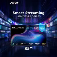 تلفزيون كيو إل إي دي 4K ذكي 85 بوصة أركيو بنظام تل...