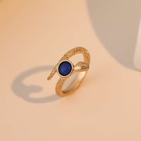 خاتمين بحجر متغير اللون