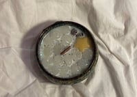 شمعة سَلام الأحجار المضيئة والسلسال | لافندر