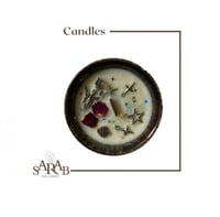 شمعة سَلام الجنية السحرية و الورد المجفف | داوني