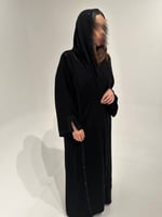 N3 عباية مع شك يدوي اسود