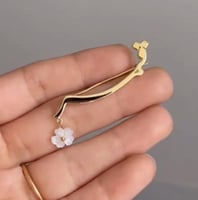 بروش بالاسم مطلي ذهب خط فارسي