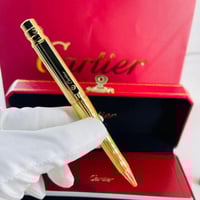 قلم فاخر ذهبي عريض