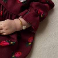 اسواره بالاسم مع ورده صدف اطفال