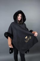 شال شتوي بالاسم مع طاقيه