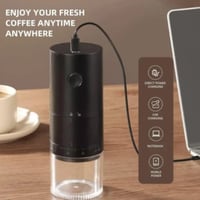 طاحونة كهربائية متنقلة بشاحن اسود معايرة خارجية