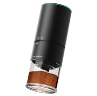 طاحونة كهربائية متنقلة رمادي بشاحن ترس ستيل