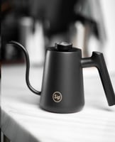 ابريق ترشيح 600ml Sip اسود مع مقياس حرارة