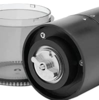 طاحونة كهربائية متنقلة رمادي بشاحن ترس ستيل