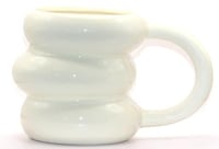 كوب ابيض حلازوني 350ml