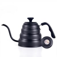 ابريق ترشيح 1000ml اسود متدرج مع مقياس حرارة