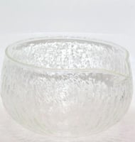 صحن الماتشا شفاف