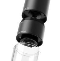 طاحونة كهربائية متنقلة رمادي بشاحن ترس ستيل