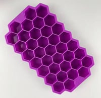 قالب ثلج خلية بنفسجي