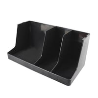 ستاند اكواب ومناديل 3 خانات اسود