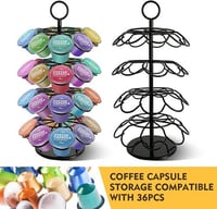 ستاند كبسولات القهوة دائري