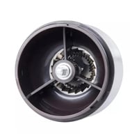 طاحونة كهربائية متنقلة رمادي بشاحن ترس ستيل