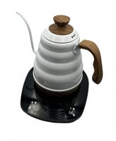 غلاية sip ابيض 1L مقبض خشبي